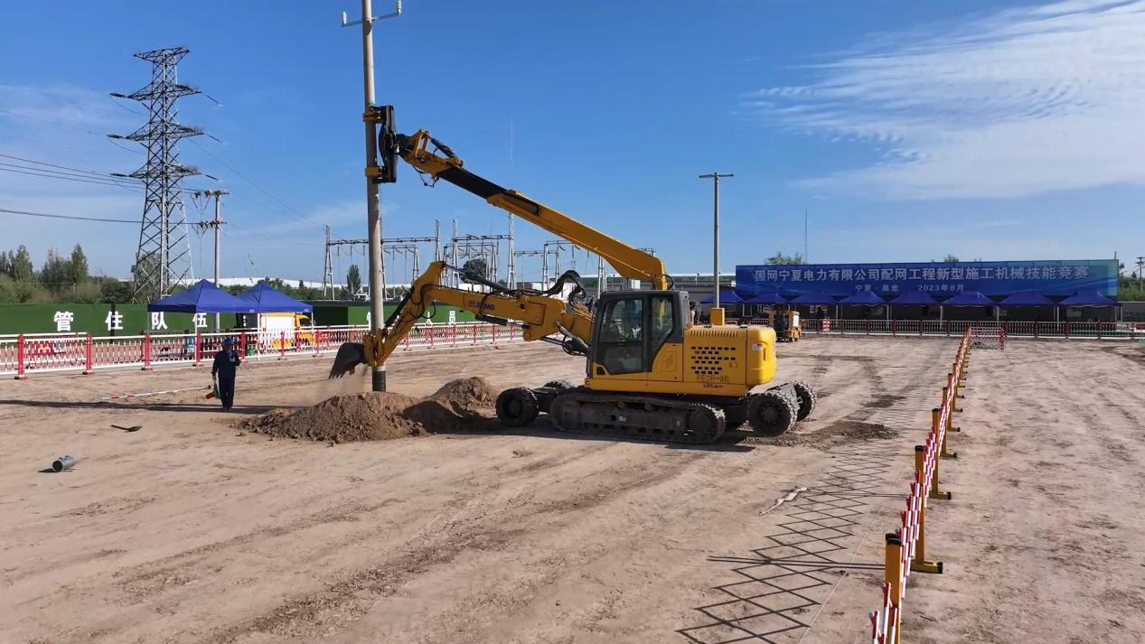 esball官网电子游戏www.esball.com开挖立杆一体机在宁夏应用的出色表现